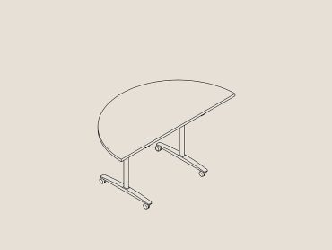Additions semi circular meeting table