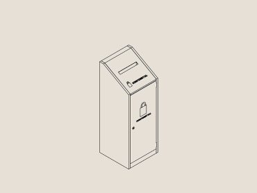 Confidential waste bin