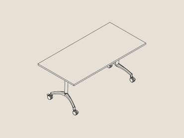 Rectangular nesting tables