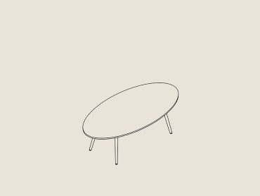 Eliptical meeting room tables