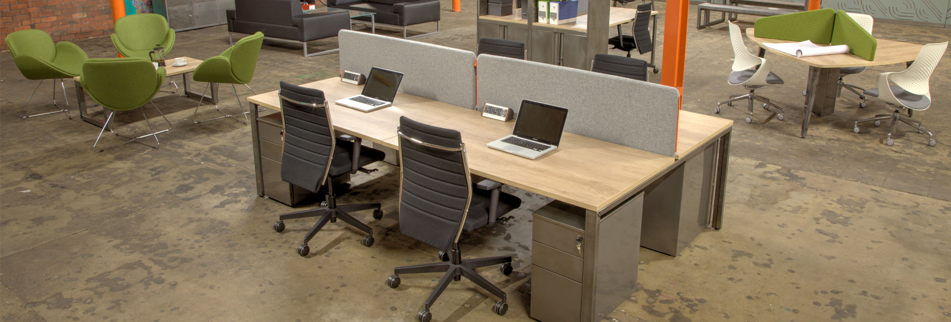 Ferro industrial office desking