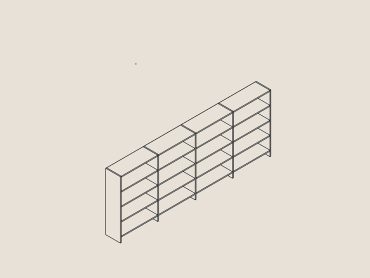 Flexilink archive shelving system