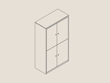 Luxo office storage locker