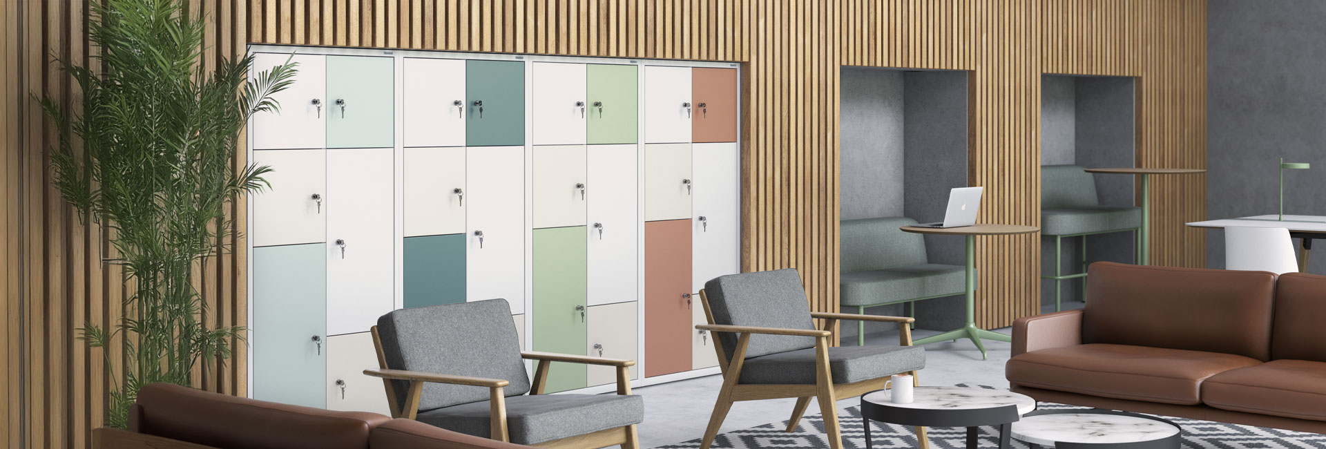 Luxo multi door office locker design