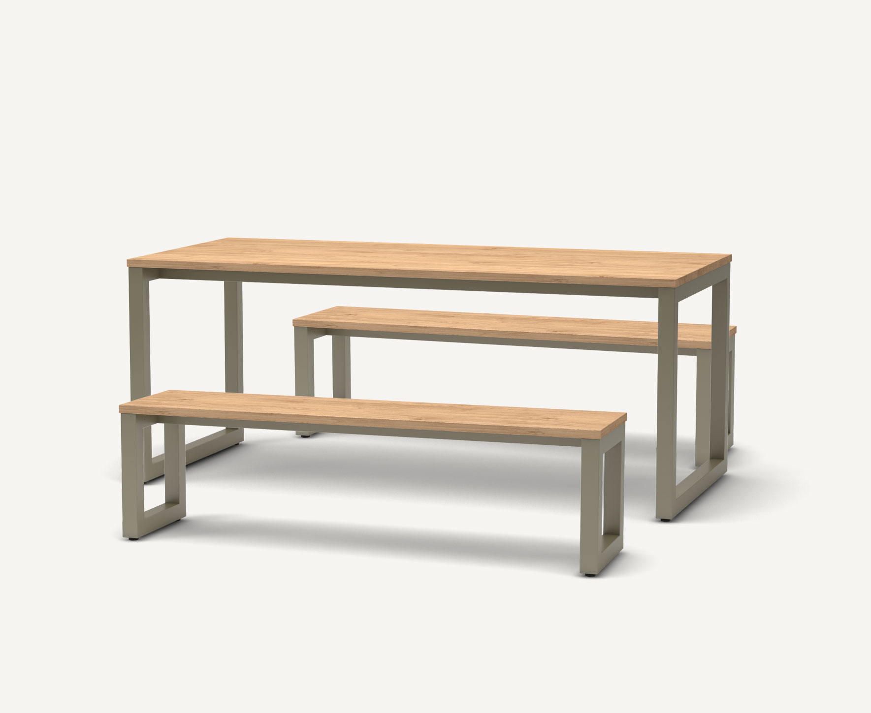 Parq canteen bench table and seat
