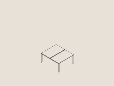 Pico 2 person bench desk