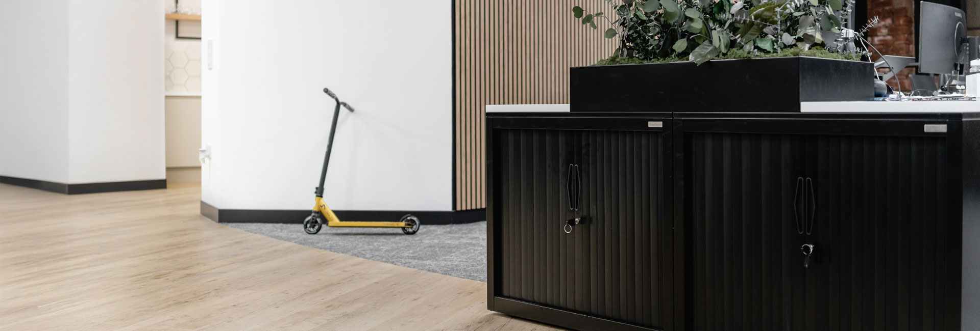 Tambour storage units