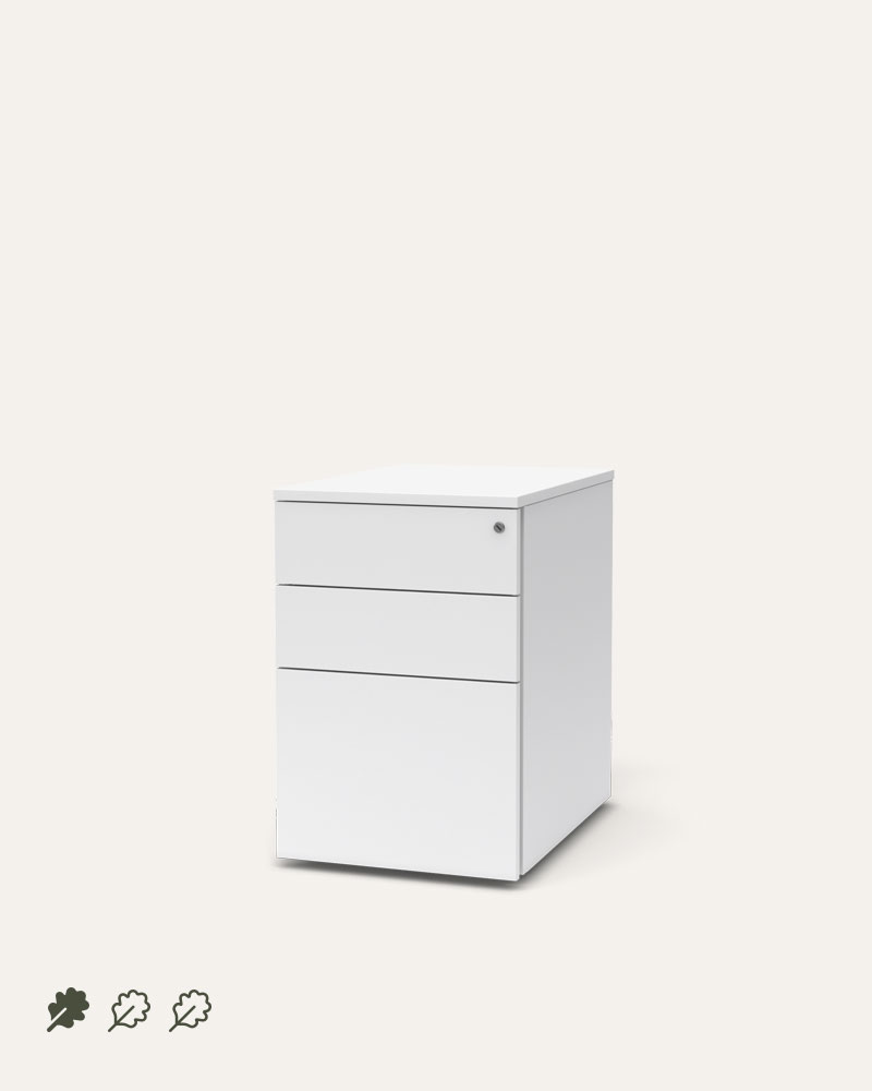 Pedestal under desk storage