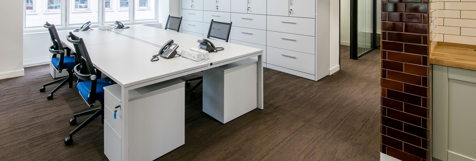 Underdesk office pedestal storage