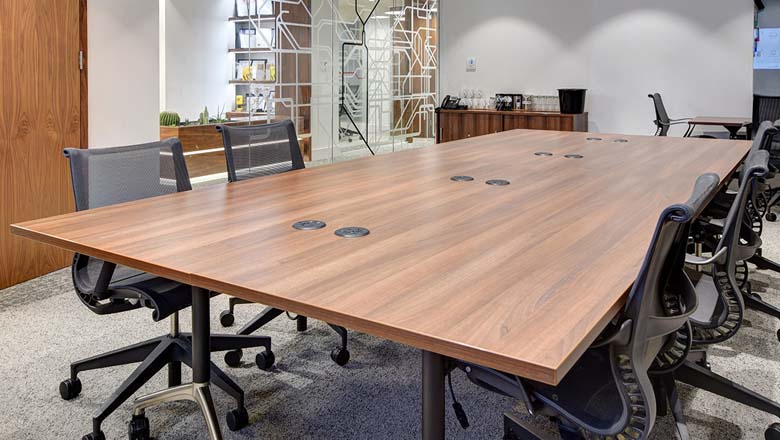 Reconfigurable Additions Executive Flip-Top Table