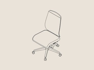 Actualize no arm mesh back task chair