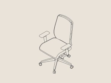 Actualize upholstered desk chair