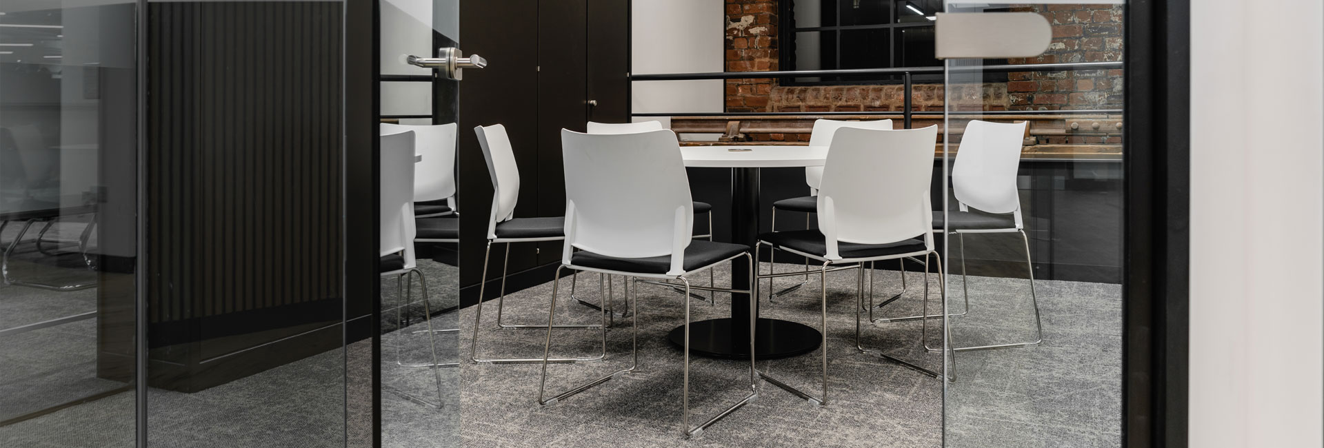 Additions pedestal base meeting tables