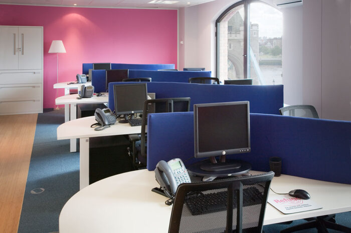 Bespoke curved desks