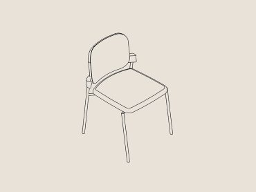 Equity visitor mesh back stacking chair