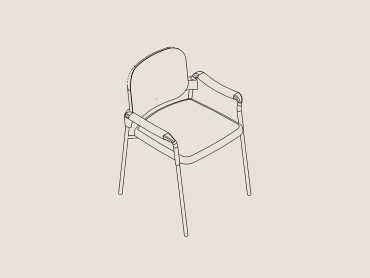 Equity mesh back meeting chair with arms
