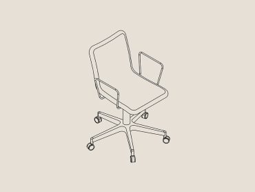 Miss work chair with arms
