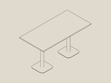 Additions double bar height table
