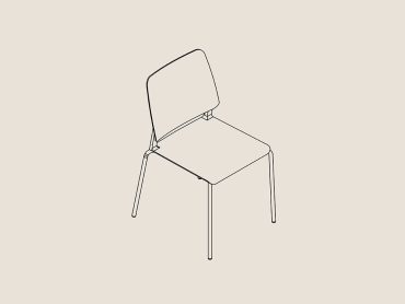 Melita 4 leg stacking chair
