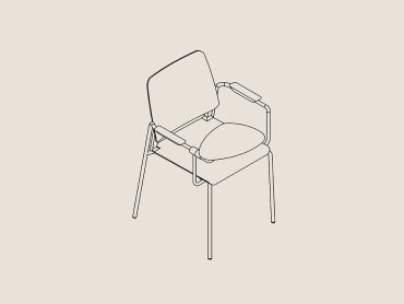 Melita conference chair with tablet