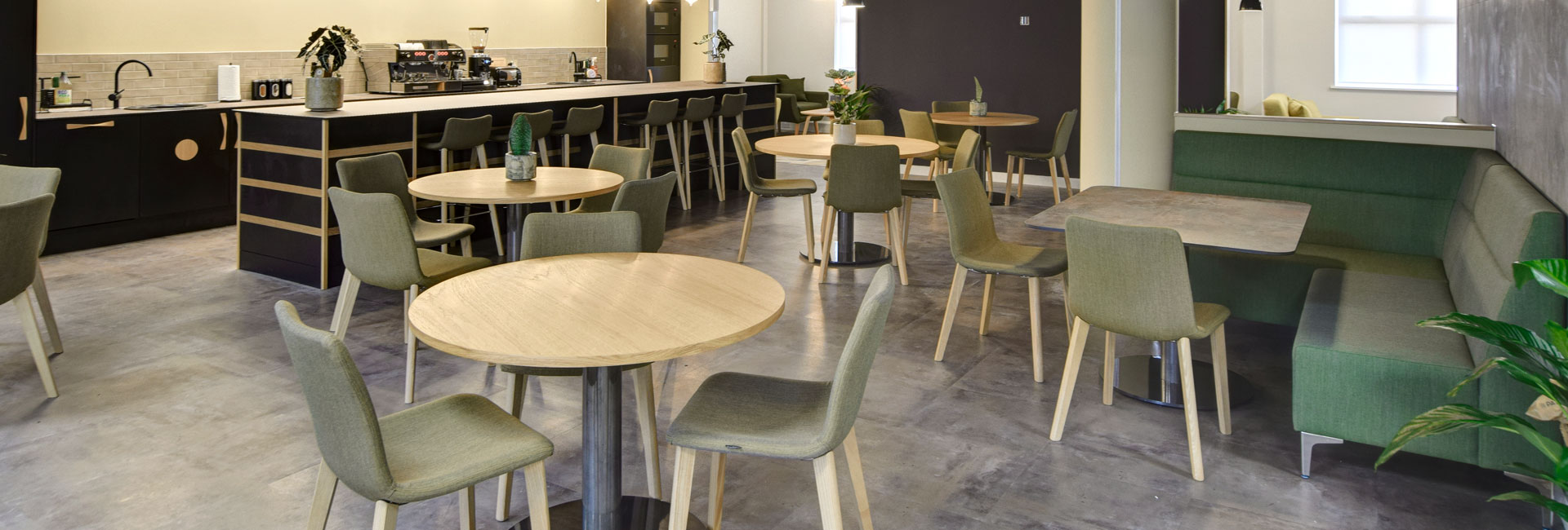 Miss UK office meeting chairs with wood legs