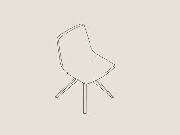 Wood base office meeting chair