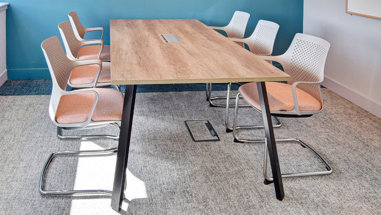 office chair with cantilever frames