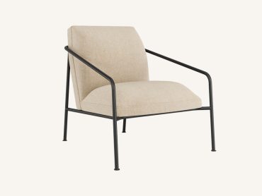 Paulo office lounge chair with low back