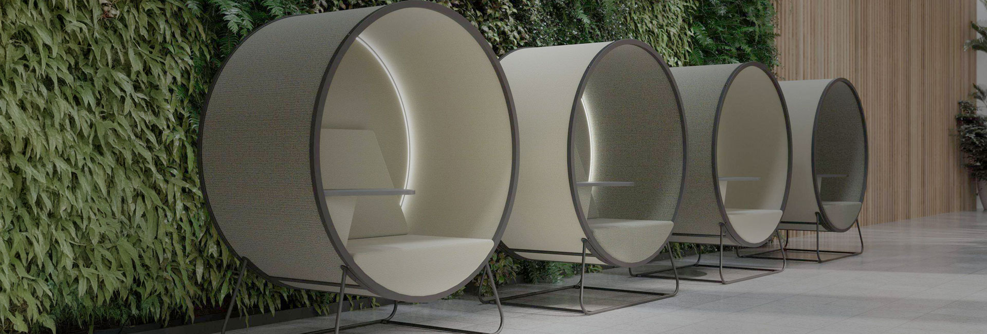 Flexiform Connection Kuppel work booths