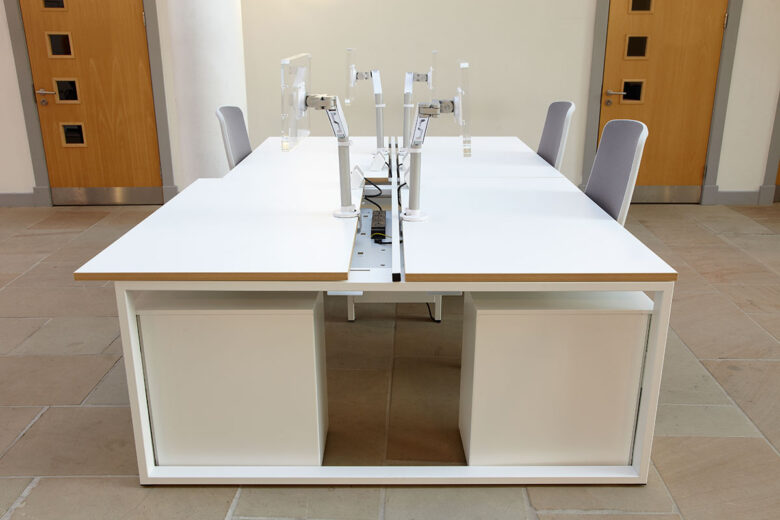 Flexiform Pico Back to Back Desk Sliding Top Detail