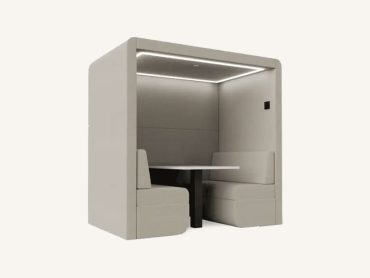 JDD Bob office meeting booths with roofs