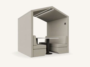 JDD Meeting booths with pitched roofs