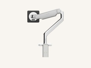 Office desking monitor arms