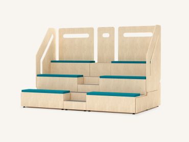 Connection office tiered seating