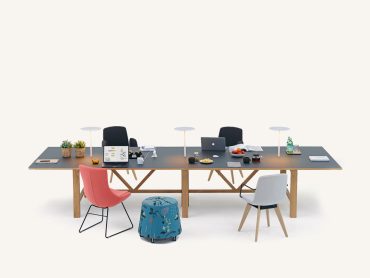 Orangebox Bea office work tables