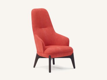 Orangebox high back Coze lounge chair