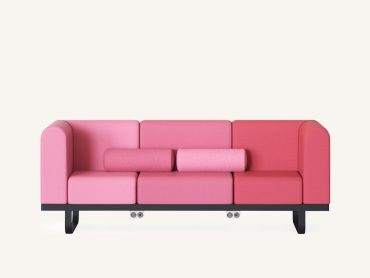 Pontoon modular office sofa