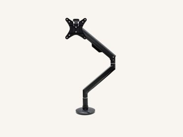 Reach adjustable monitor arms