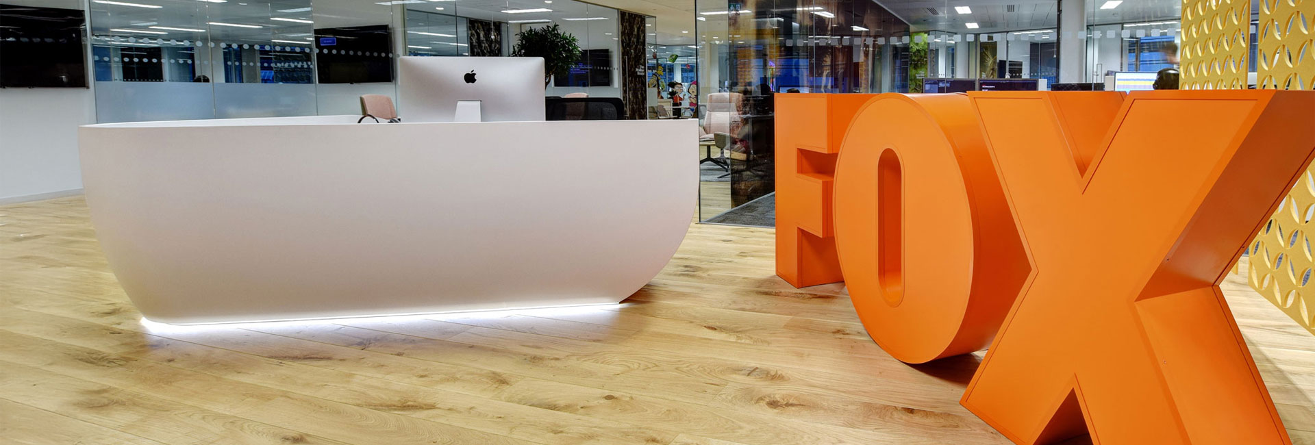 Fox office reception counter
