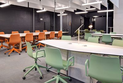 Split level agile work tables