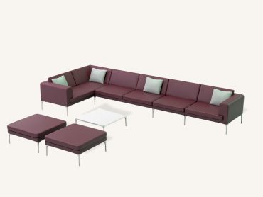 Orangebox Vale modular office sofa