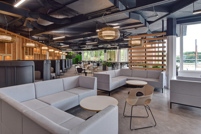 Modular office breakout sofa