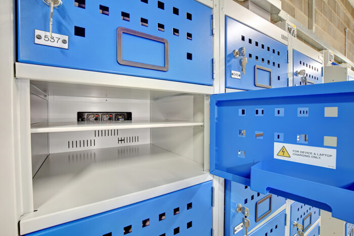 Bespoke charging lockers