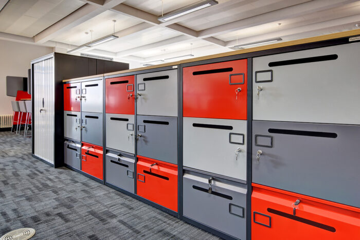 6 door office metal lockers