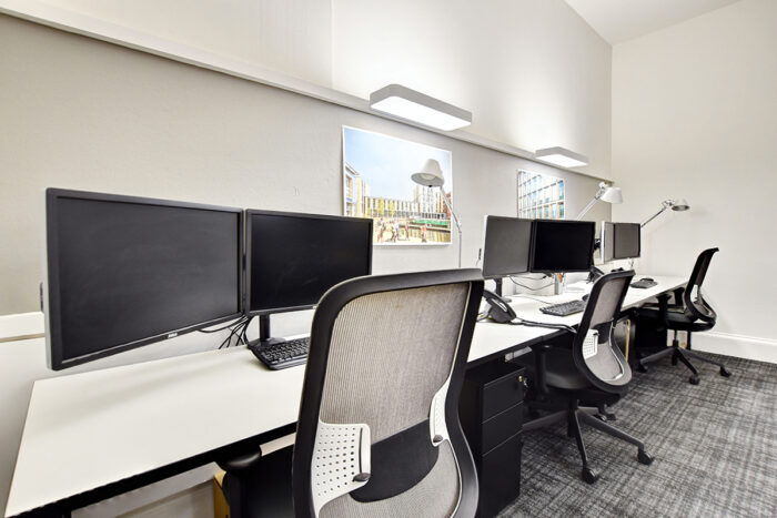 Office side to side desks