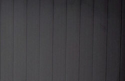 Dark Grey Tambour Shutters