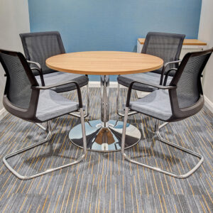 formal office meeting table and chairs