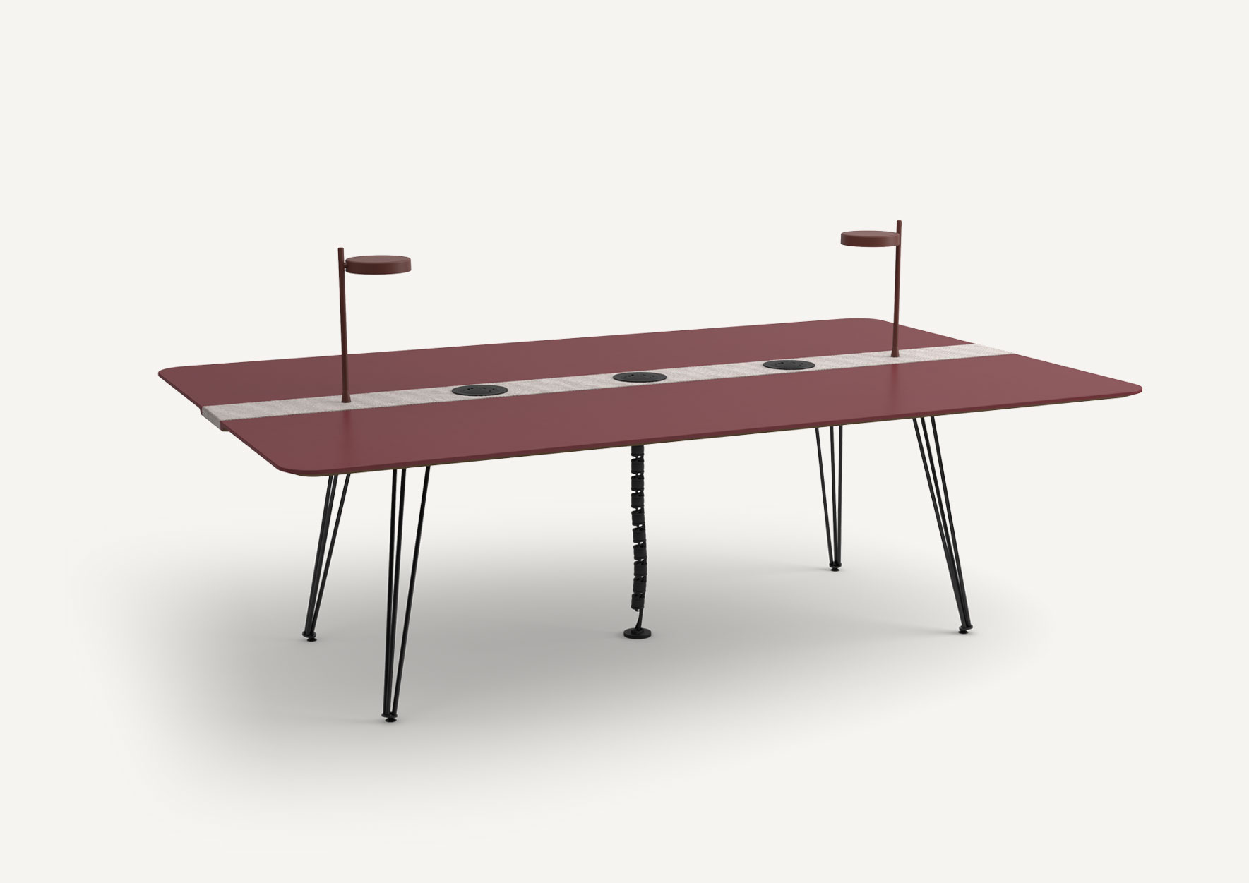 Flexiform Channel office work and meeting table