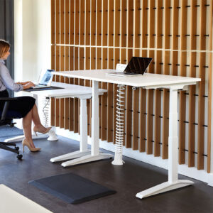 single sit stand office desk