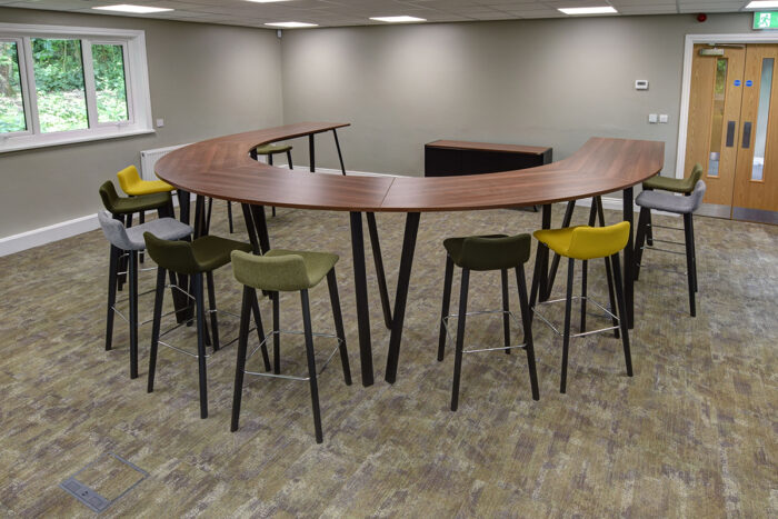 Horseshoe office table